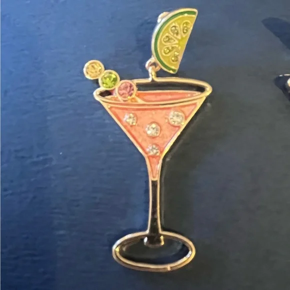 Big margarita earrings girls night party - Picture 5 of 5